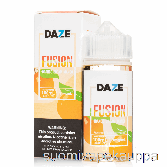 Vape Suomi Appelsiinikerma Mango - 7 Daze Fuusio - 100ml 0mg